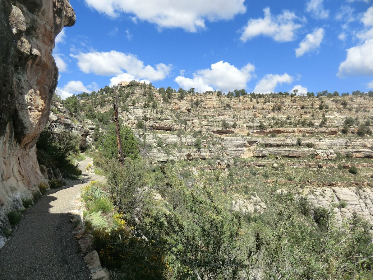 2012 September Walnut Canyon Cliffs and Visitor Center