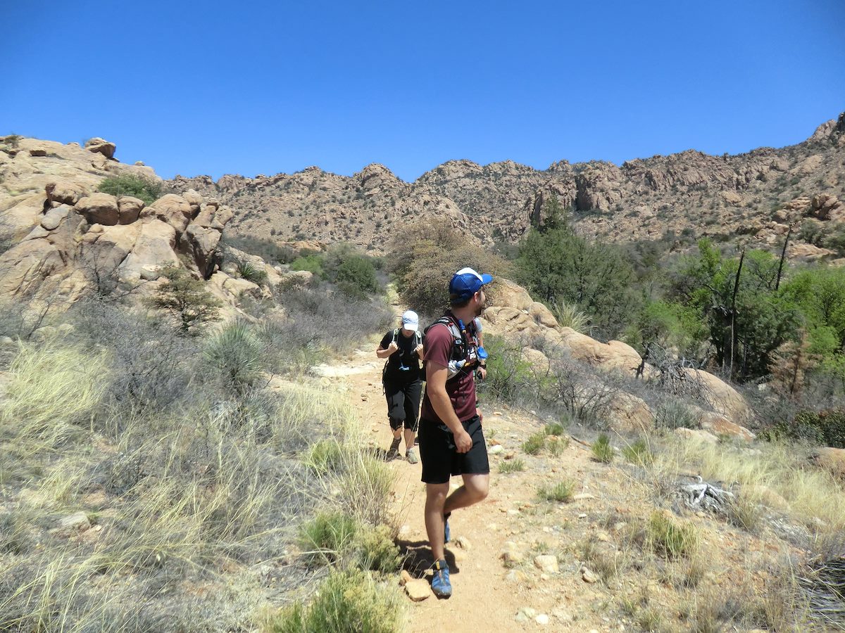 2013 April Alison and Ryan on the Slavin Gulch Trail