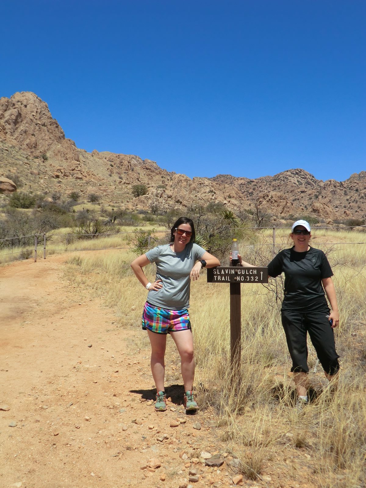 2013 April Alison and Traci at the Slavin Gulch Trailhead