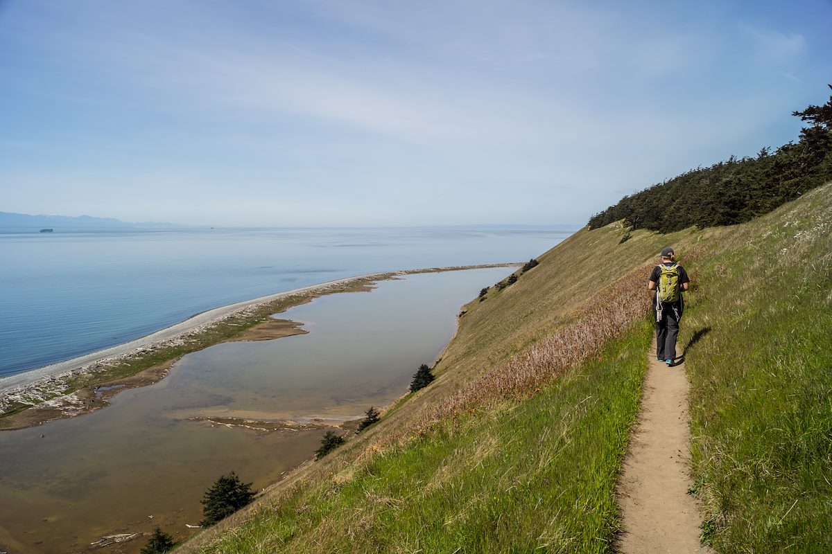 2013 April Alison on the Bluff Trail