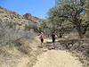 2013 April Devin and Ryan heading down into Slavin Gulch