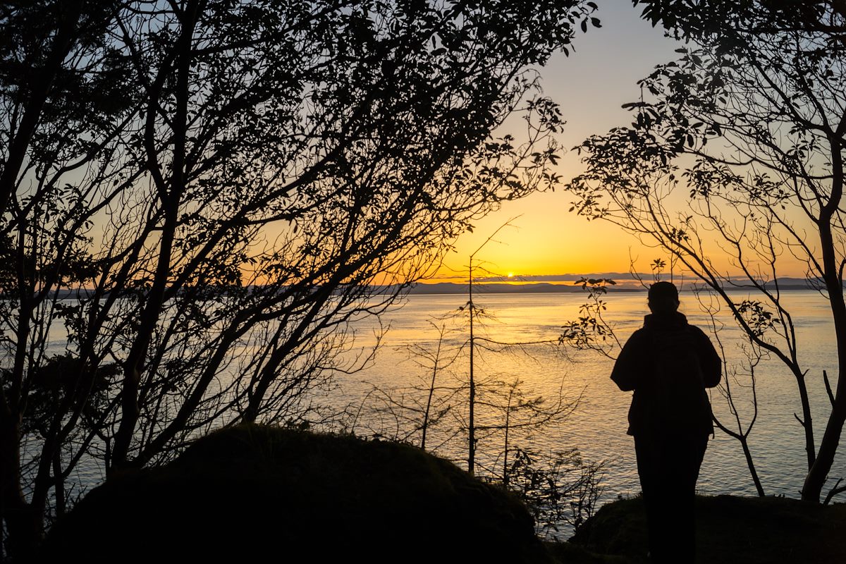 2013 April Sunset in Limekiln State Park