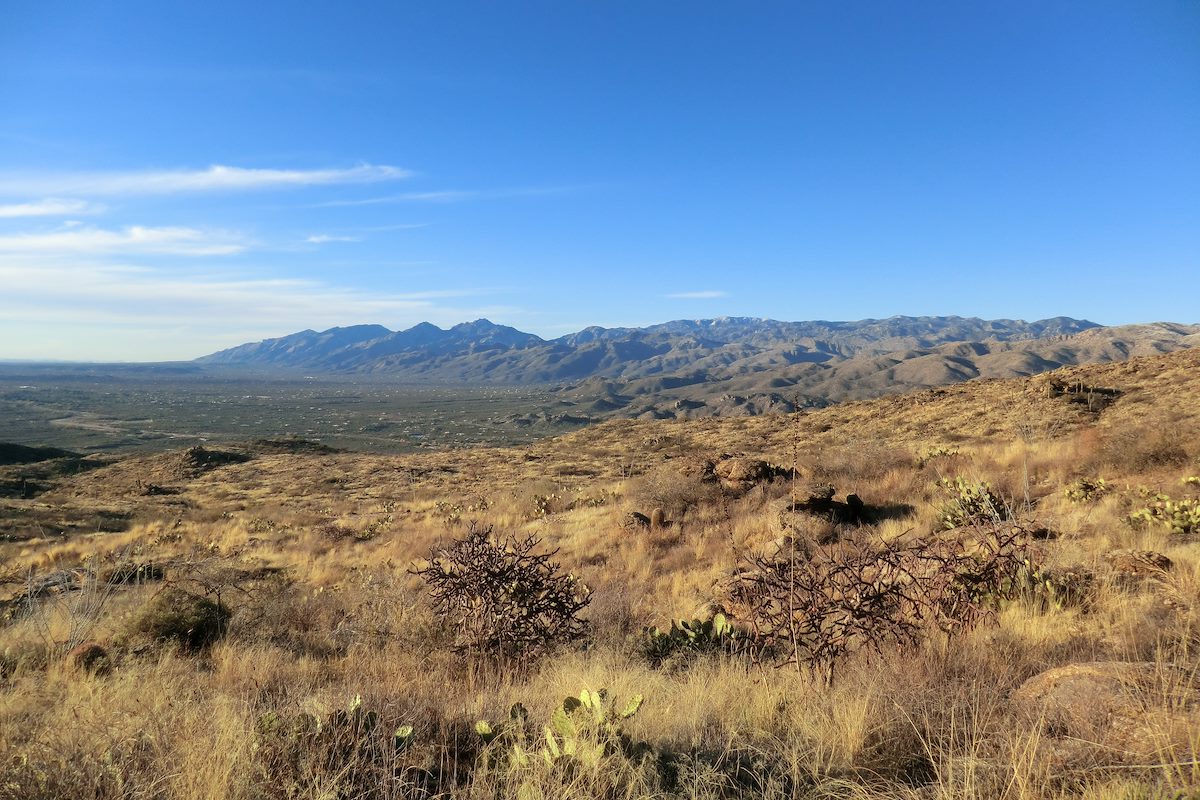 2013 January Looking towards the Santa Catalina Mountains