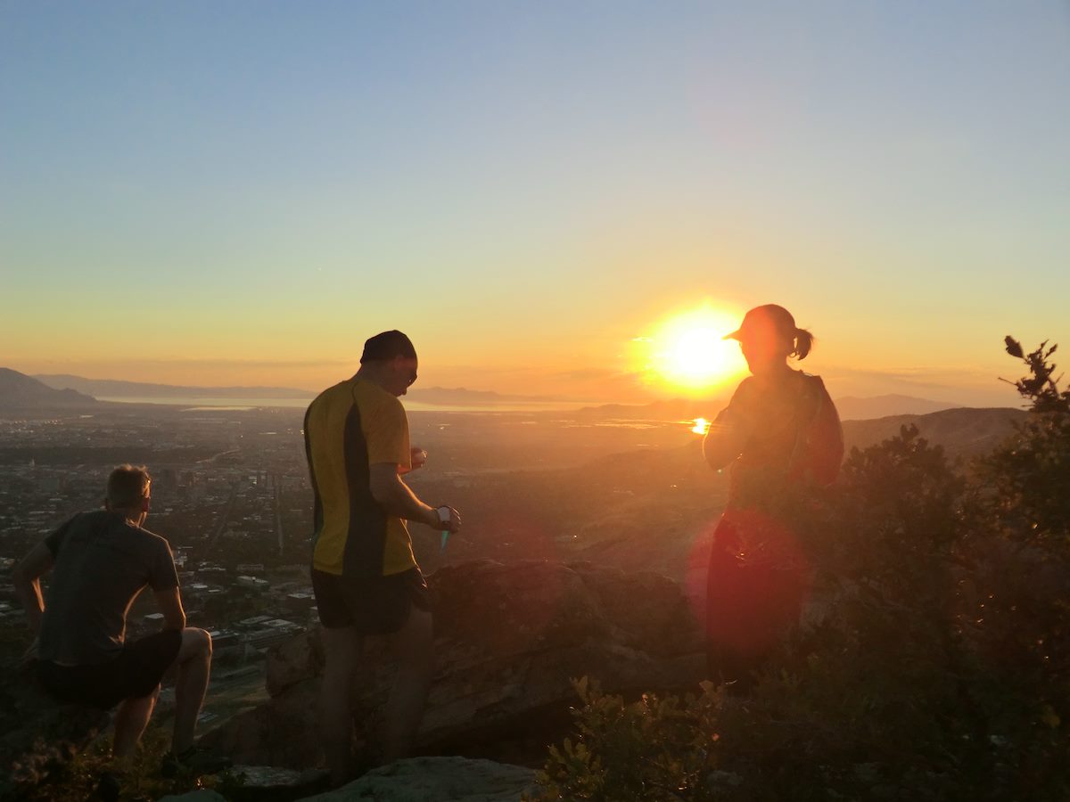 2013 July Devin, Richard and Alison in the Sunset