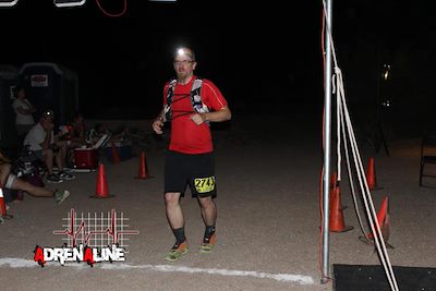 2013 June Adrenaline Night Run Finishing Lap 1