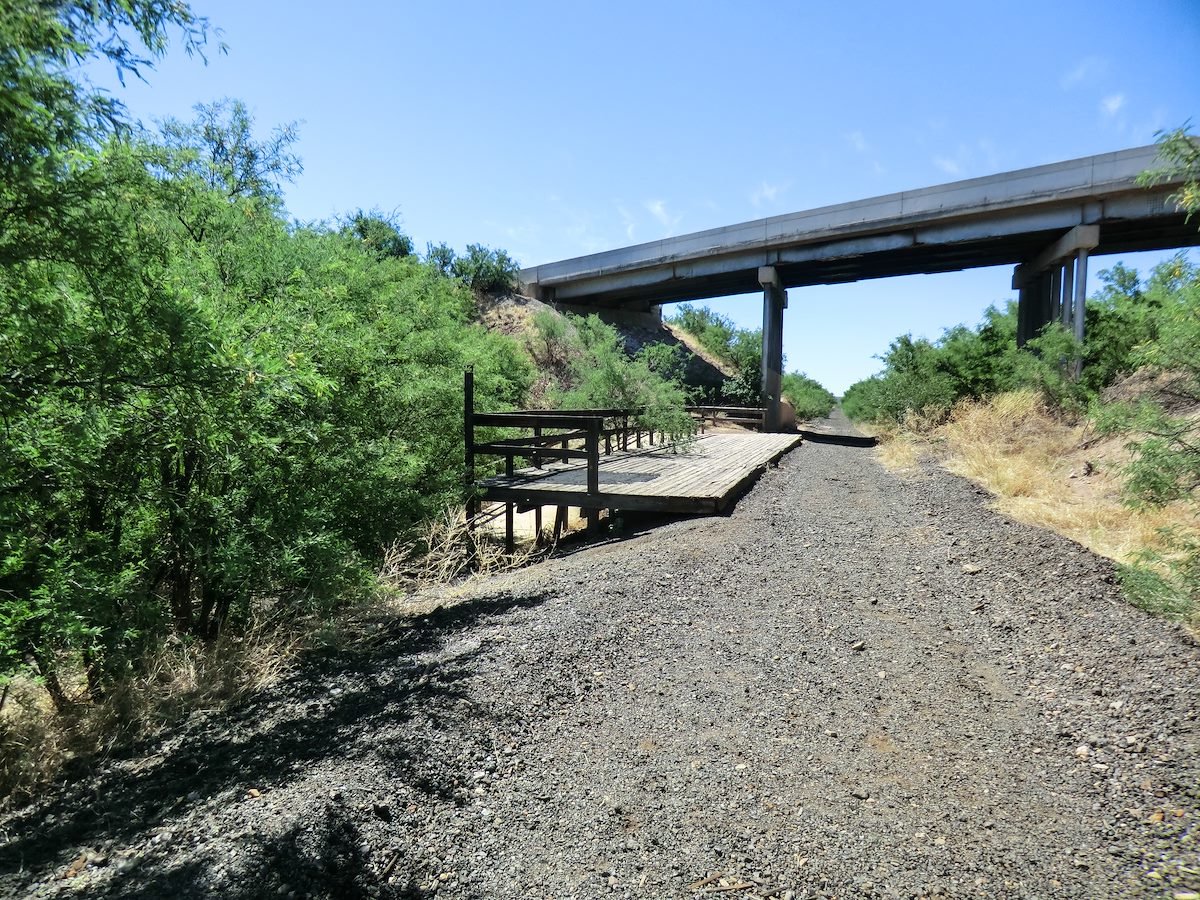 2013 June Old Platform under Highway 82