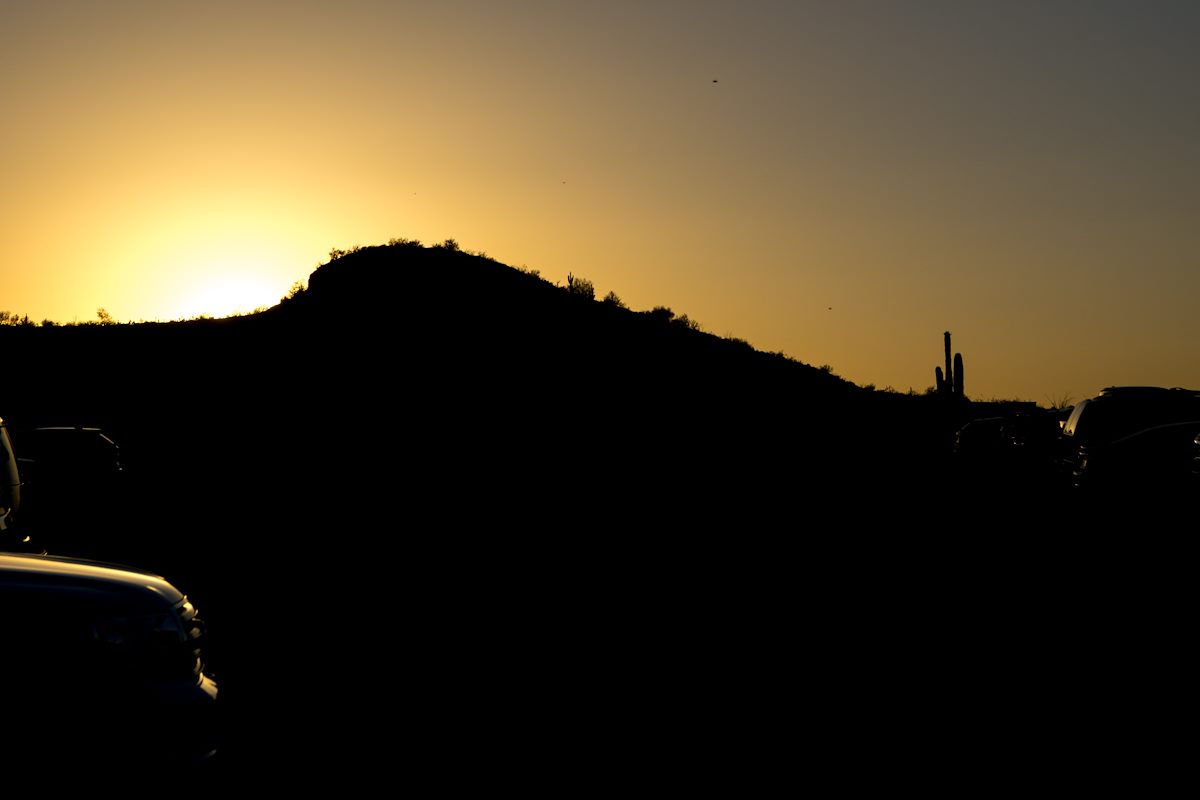 2013 June Sunset at McDowell Mountain Park