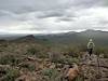 2013 March Alison Watching the Clouds over Wasson Peak and the Tucson