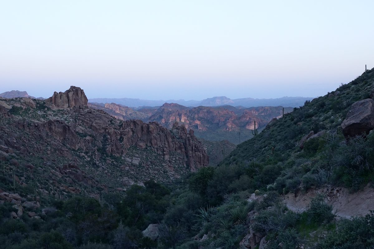 2013 March Looking down Peralta Canyon