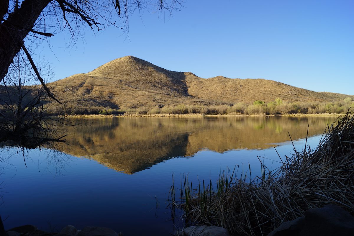 2013 March Reflection in Patagonia Lake