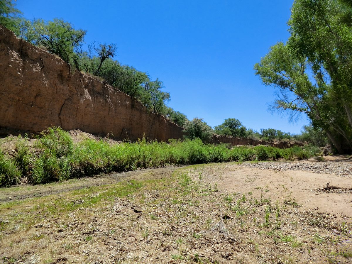 2013 May Cliffs along the San Pedro River