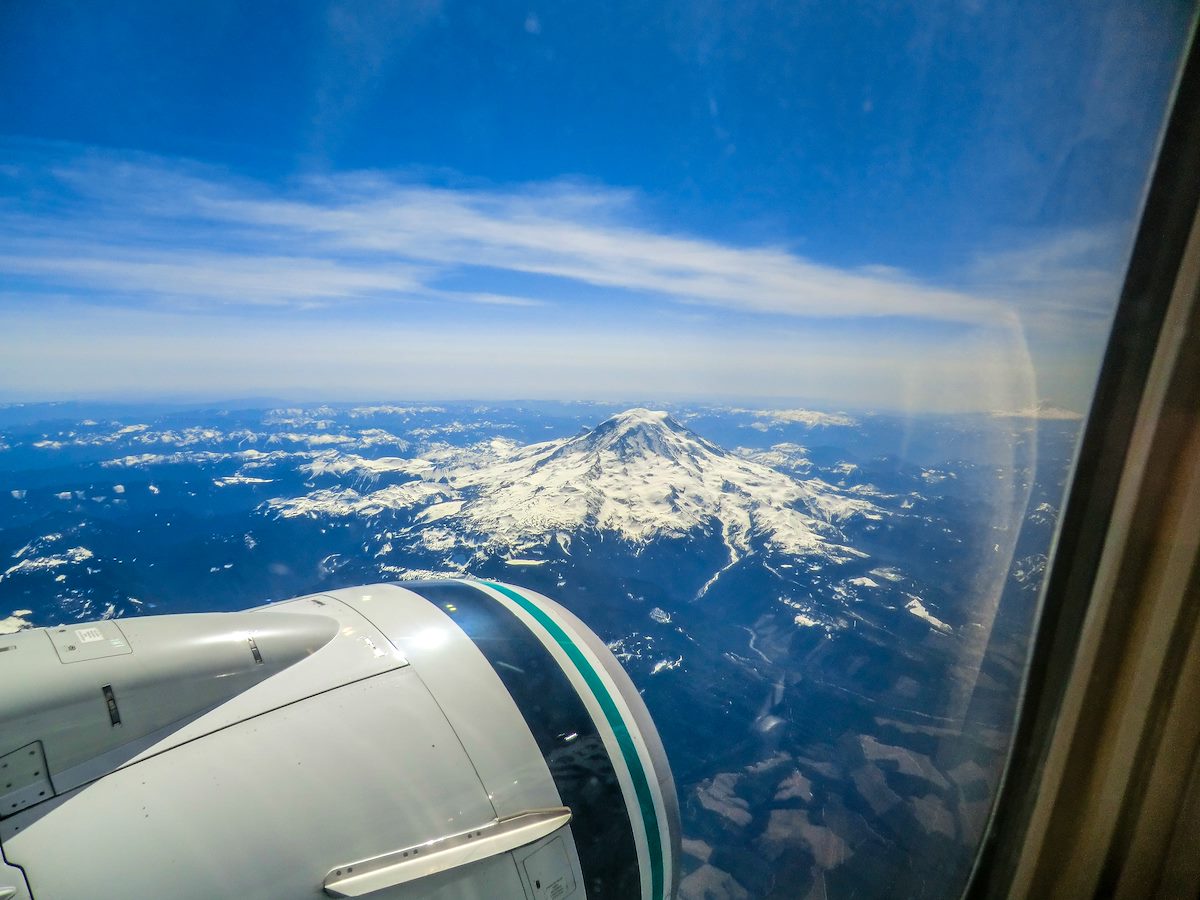 2013 May Mount Rainier on the flight home