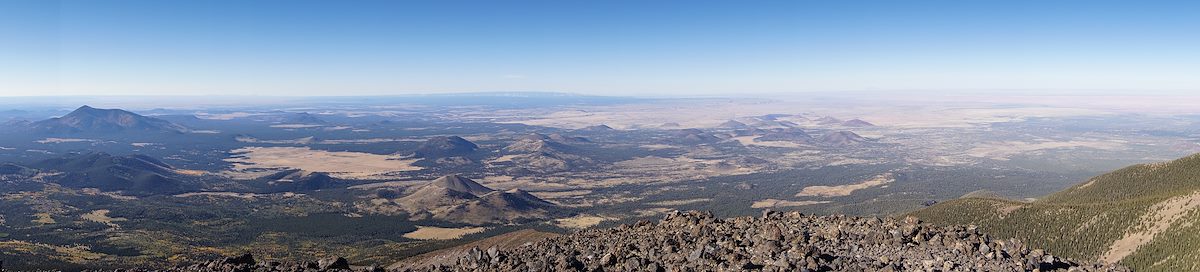 2013 October On Humphreys Peak Looking towards the Grand Canyon