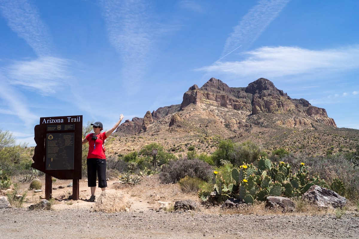 2014 April Starting to Picketpost Mountain from the Picketpost Trailhead