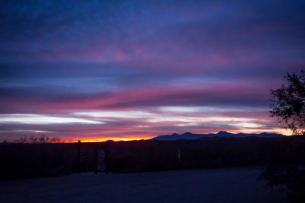 2014 December Sunrise at the Gabe Zimmerman Trailhead