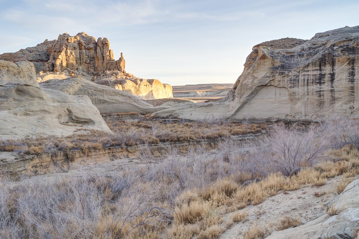 2014 February Above the Still Dry Wiregrass Canyon Looking Towards Lake Powell