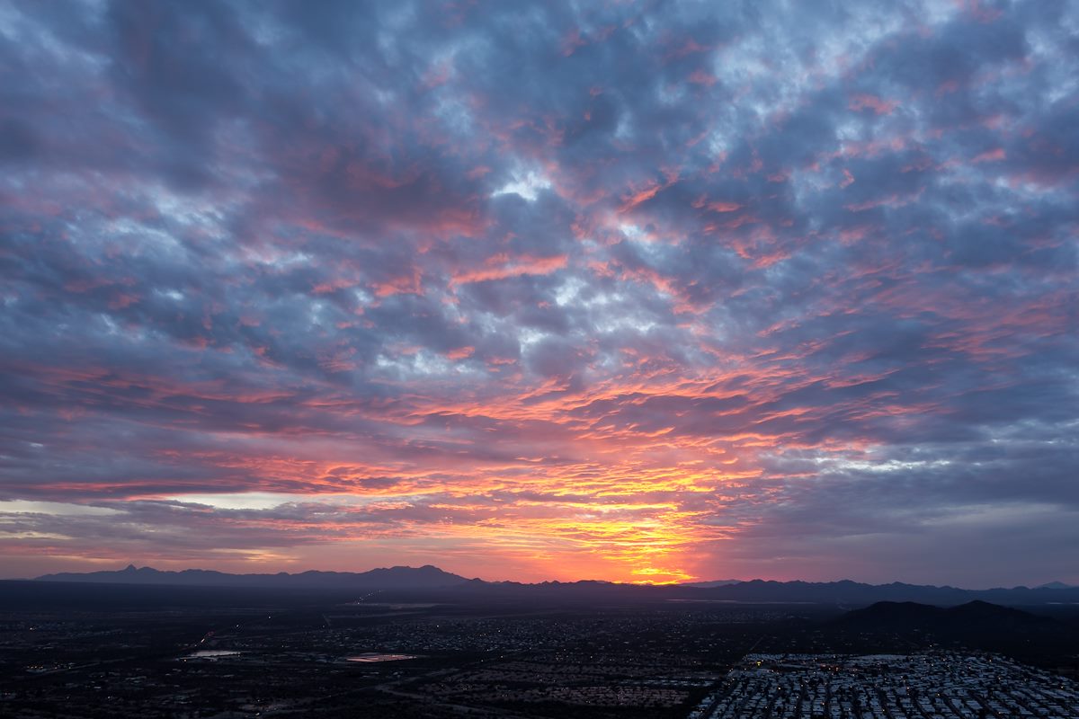 2014 February Cat Mountain Sunset 2