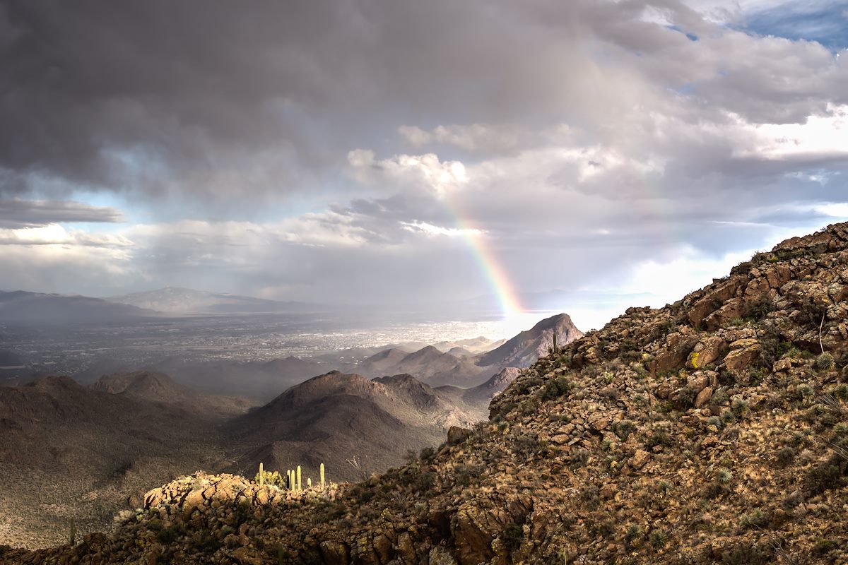 2014 March Cat Mountain Rainbow