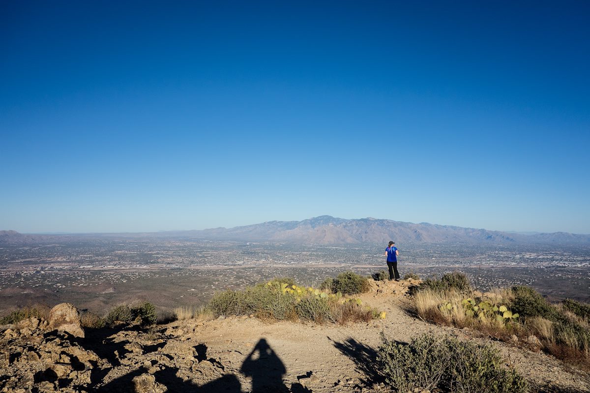 2014 November Alison on Wasson Peak