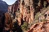 2014 October Descending Roaring Springs Canyon on the North Kaibab Trail