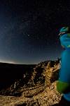 2014 October Lights on the North Rim from Bright Angel Point