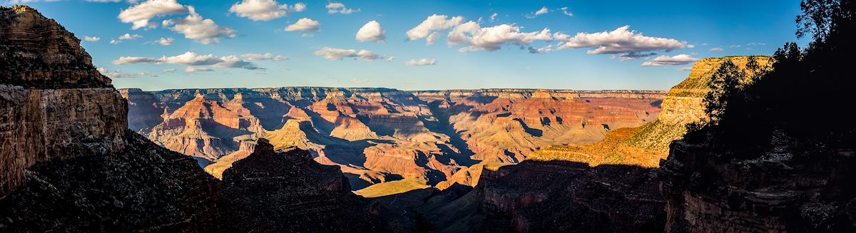 2014 October Nearly finished with our R2R looking back across the canyon to the North Rim