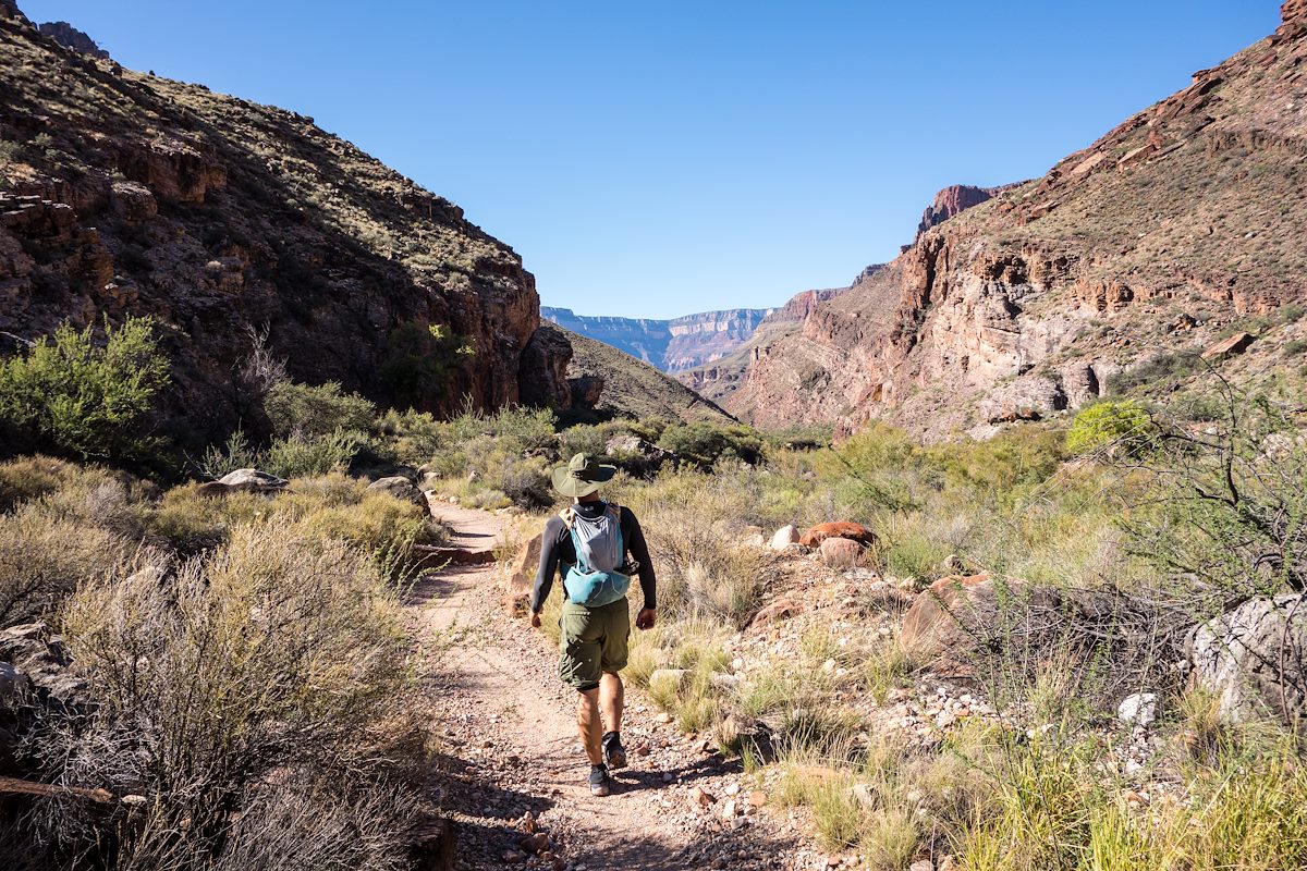 2014 October North Kaibab Trail in Bright Angel Canyon