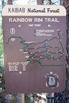 2014 October Rainbow Rim Trail Sign at Timp Point