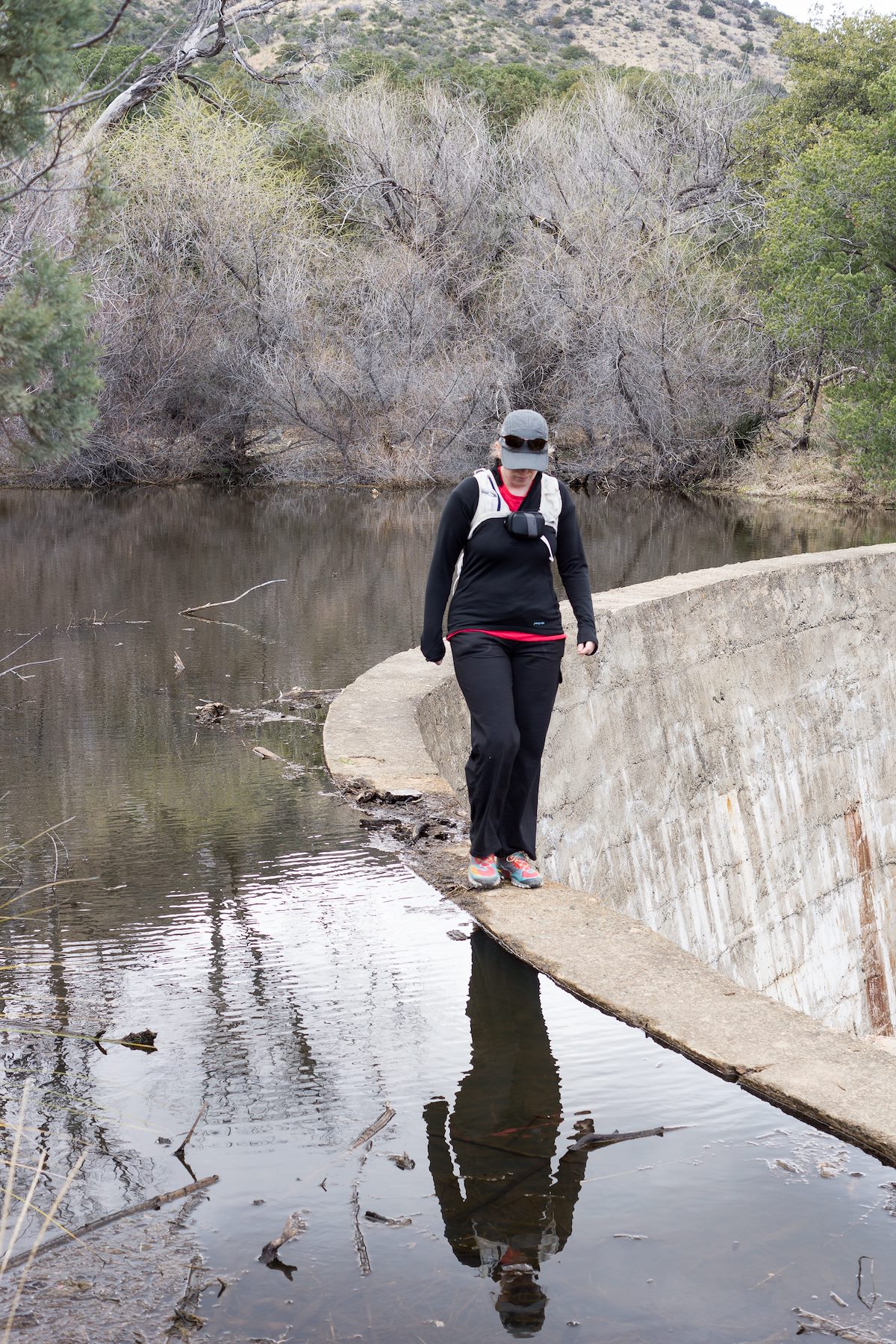 2015 February Alison at Half Moon Tank