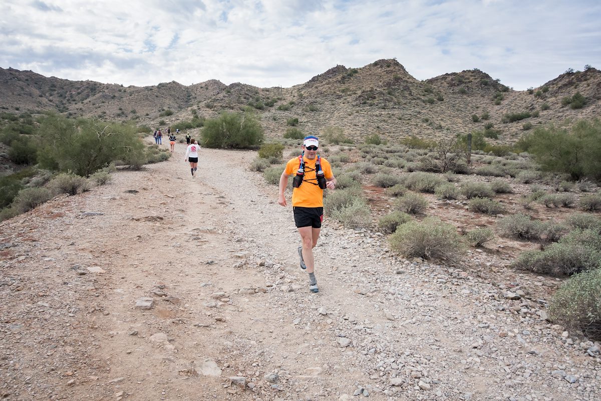 2015 January Richard on the 2nd loop of the San Tan Scramble 50k