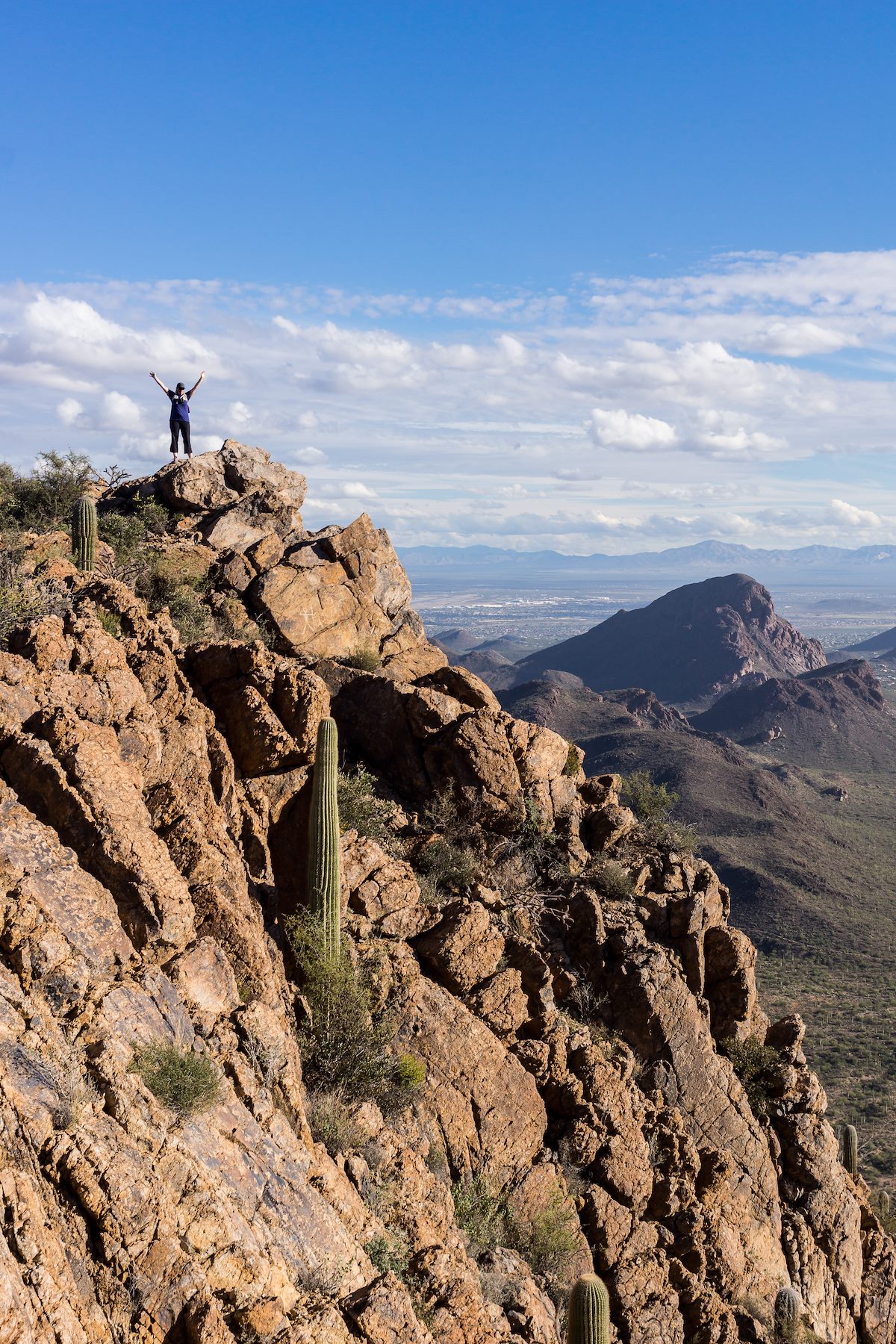 2015 November Alison on Bren Mountain