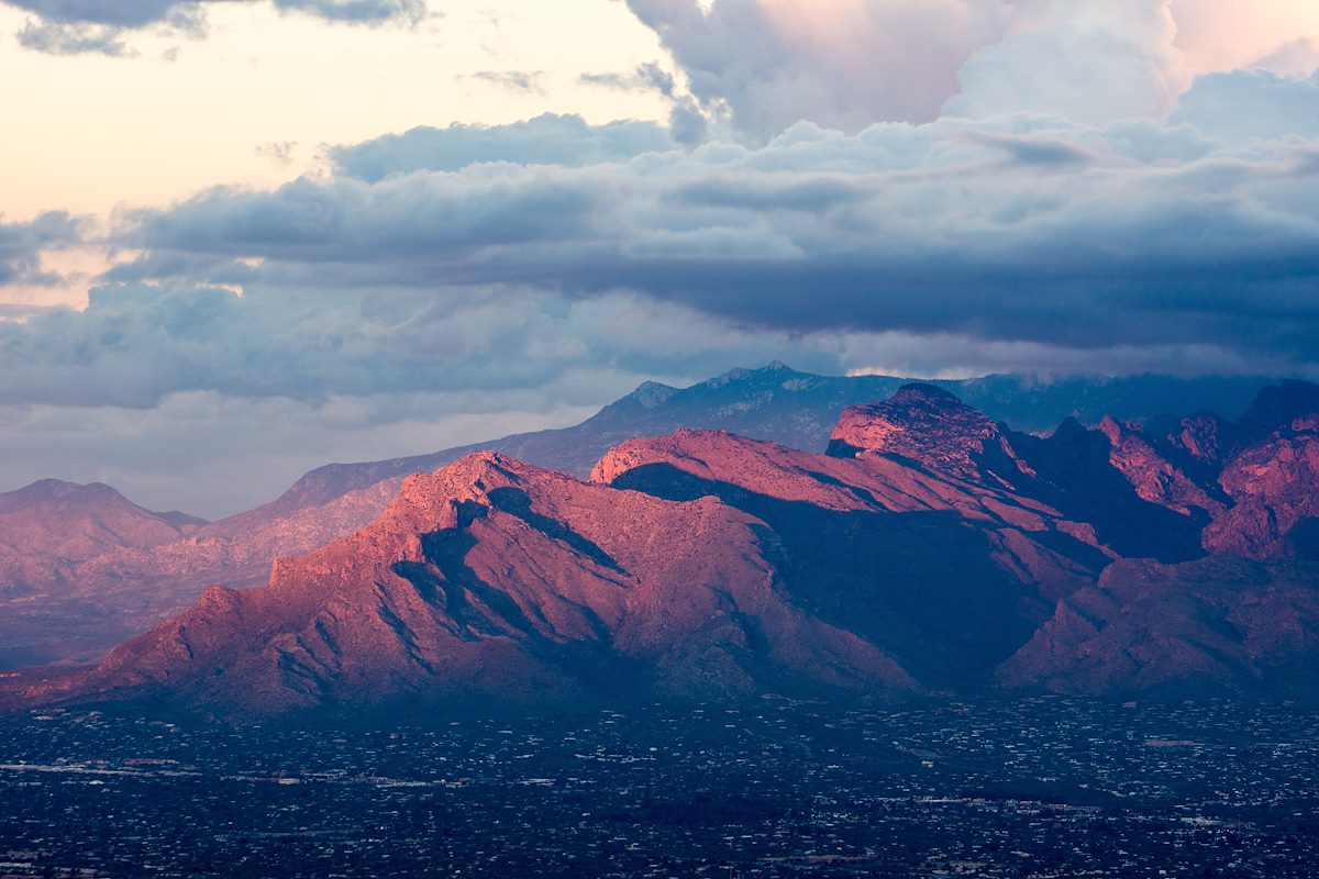 2015 November Last Light on Pusch Ridge