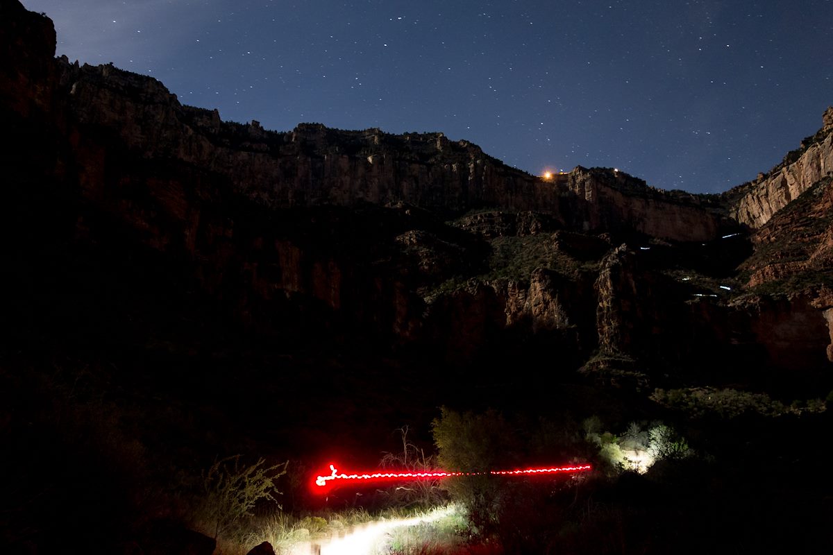 2015 October Alison and Richard heading up the Bright Angel Trail