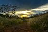 2015 October Alison in the Sunset on the Bell Trail