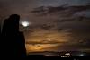 2015 October Clouds Hiding the Moon from Cathedral Rock