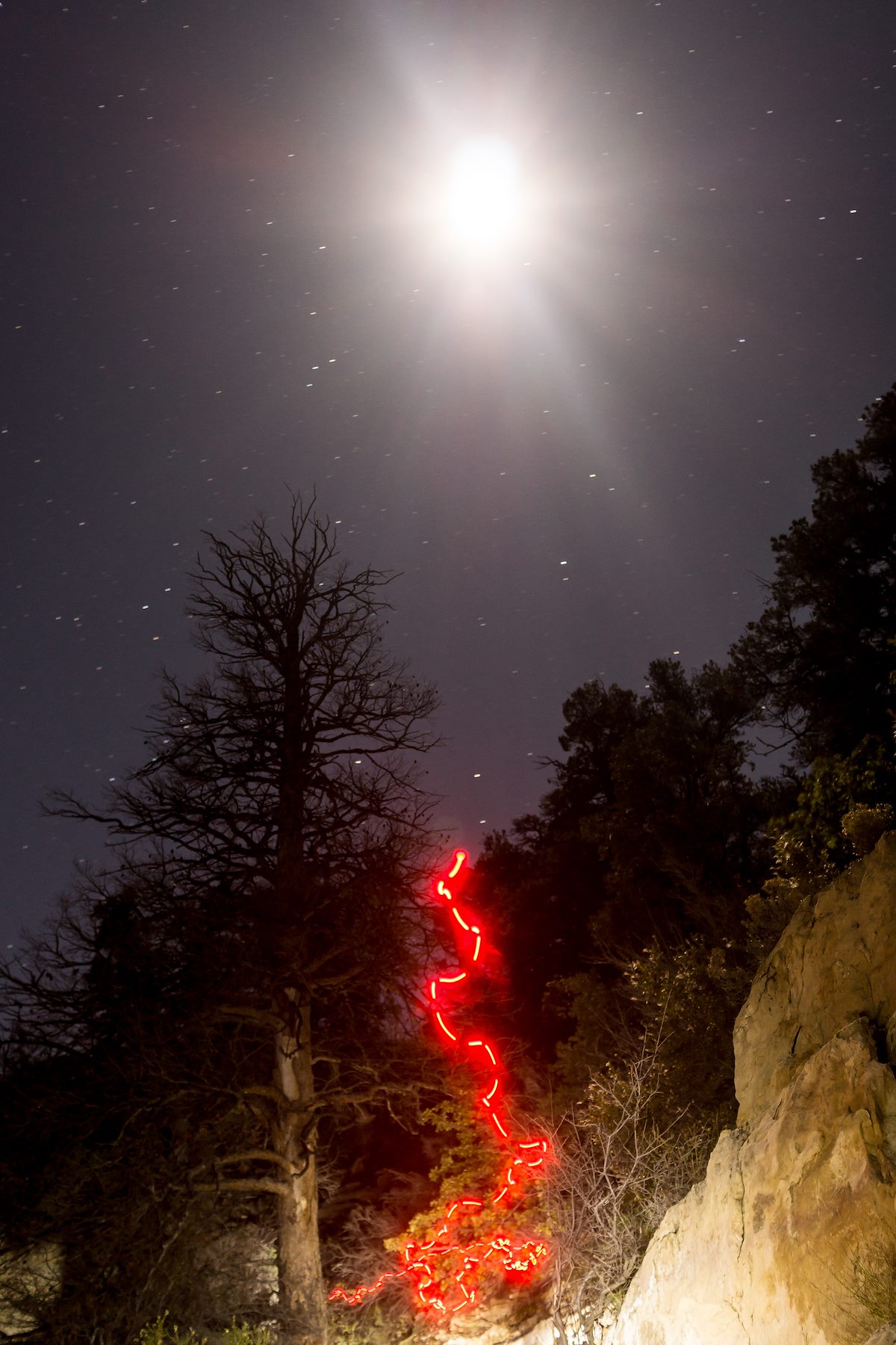 2015 October Grandview Trail and Moon