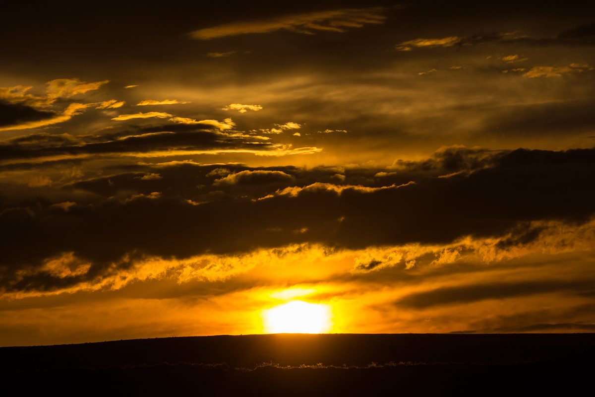 2015 October Sunset from the Jasper Forest Viewpoint 01