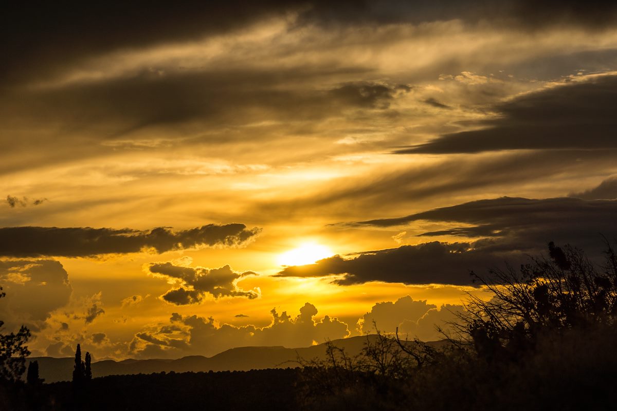 2015 October Wet Beaver Creek Sunset