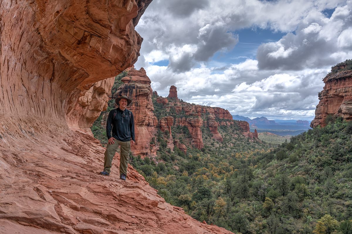 2016 April Dana in Fay Canyon