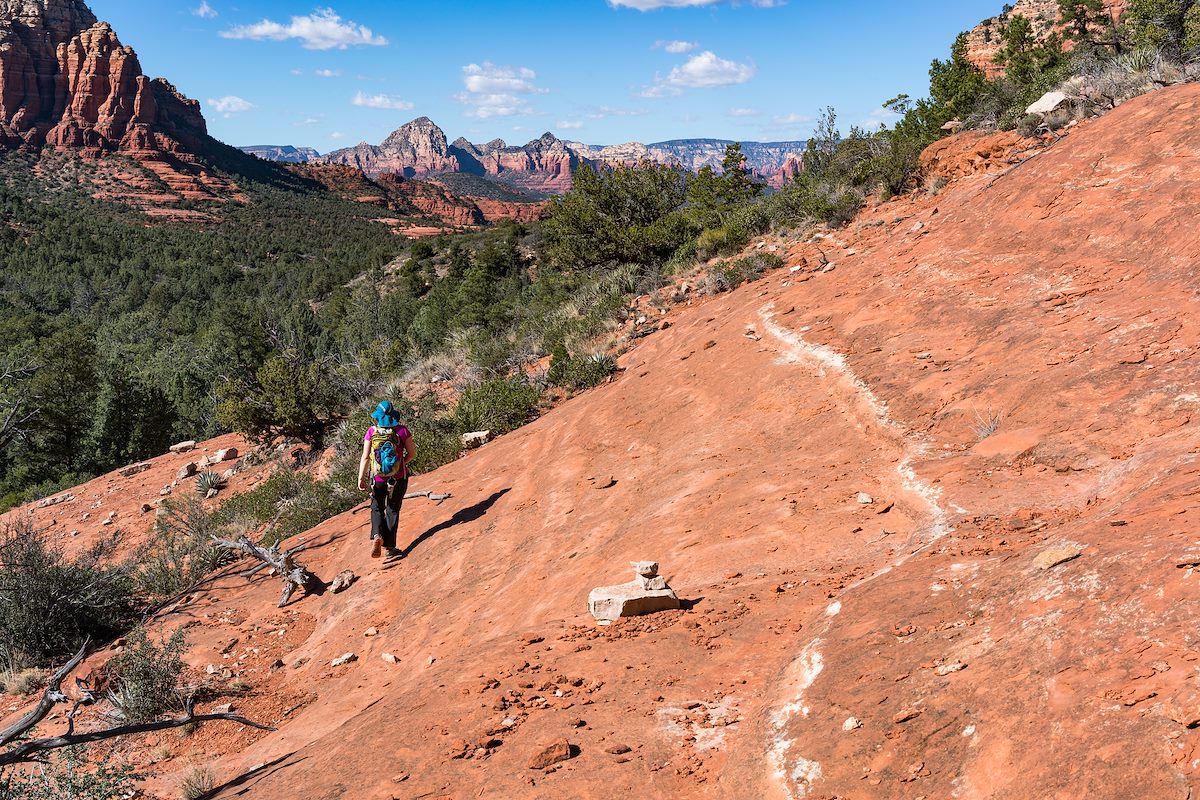 2016 February Alison on the Jim Bryant Trail