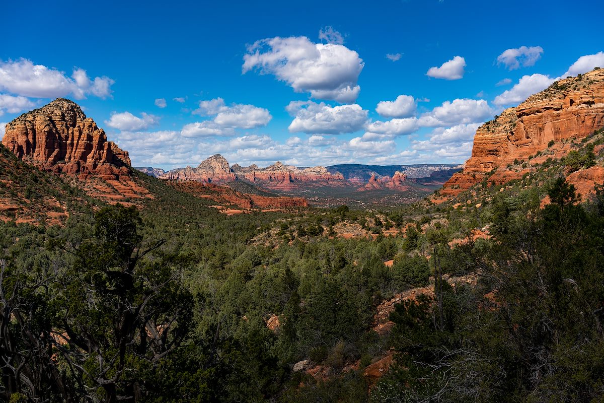 2016 February Looking Down Canyon from the Jim Bryant Trail 01