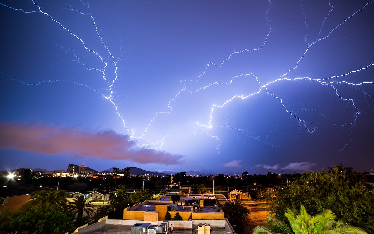 2016 July Lightning over Tucson