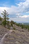 2016 June Alison on the East Baldy Trail