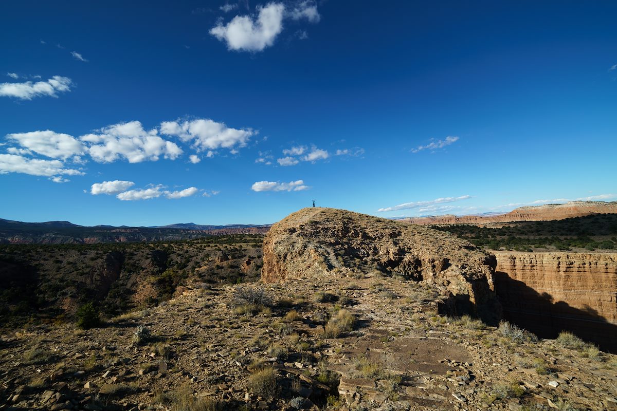 2016 October Alison at the Upper South Desert Overlook