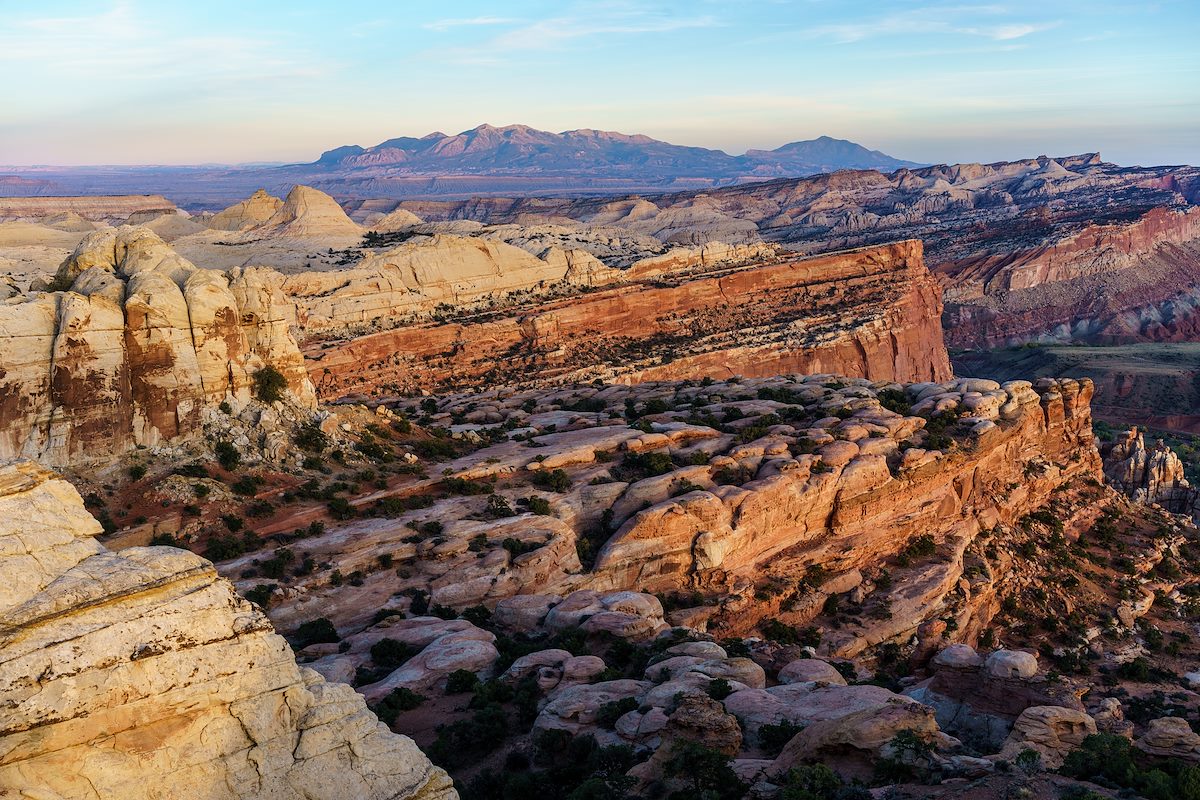 2016 October Looking towards the Henry Mountains from Navajo Knobs