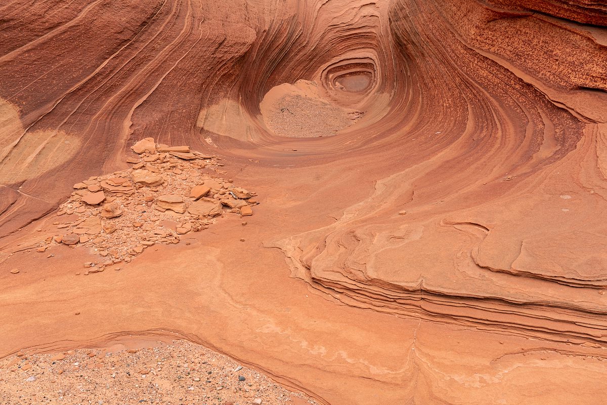 2016 October Sandstone Above Lake Powell near Page