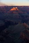 2017 December Isis Temple in the sunset from Mohave Point