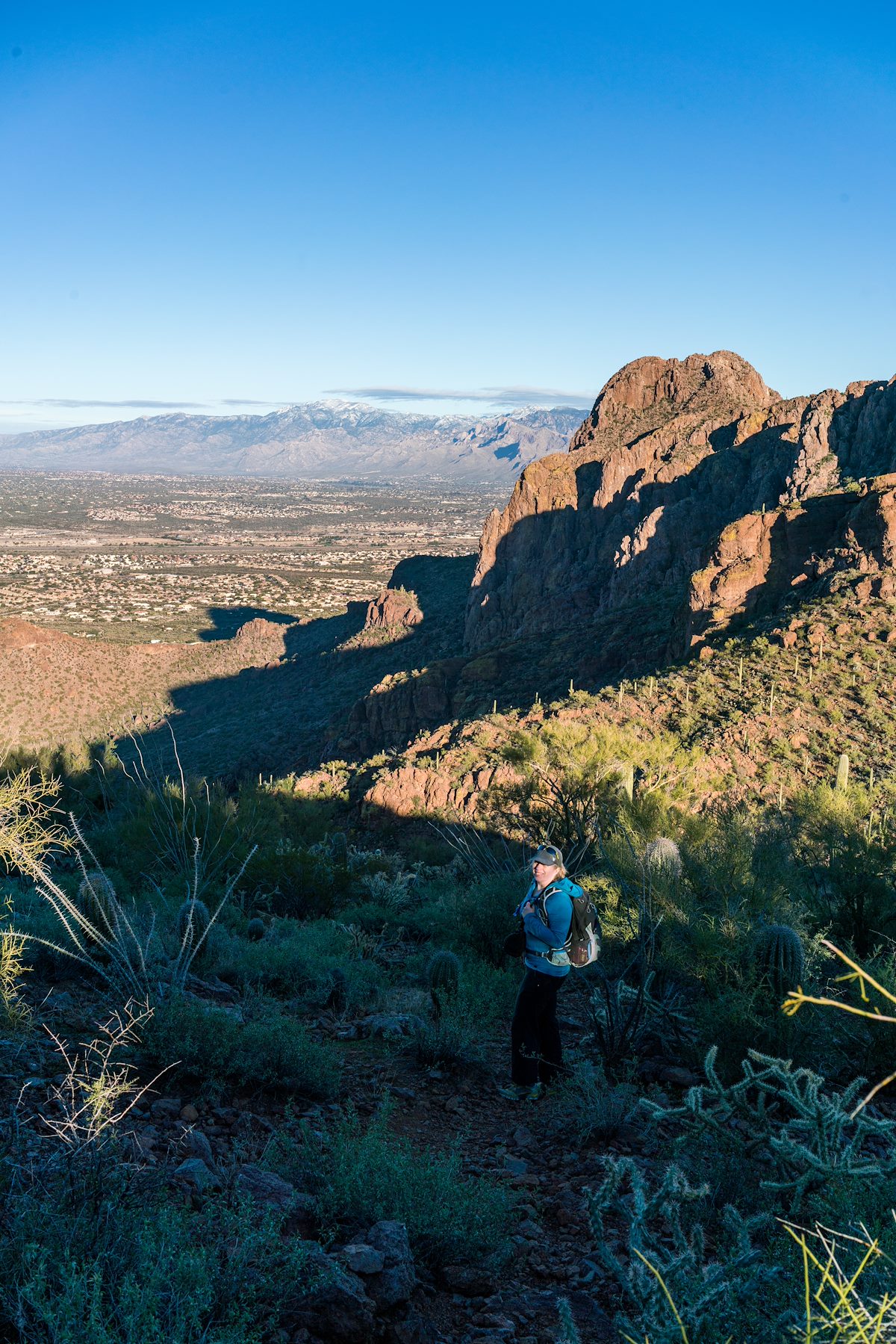 2017 January Descending from Panther Peak