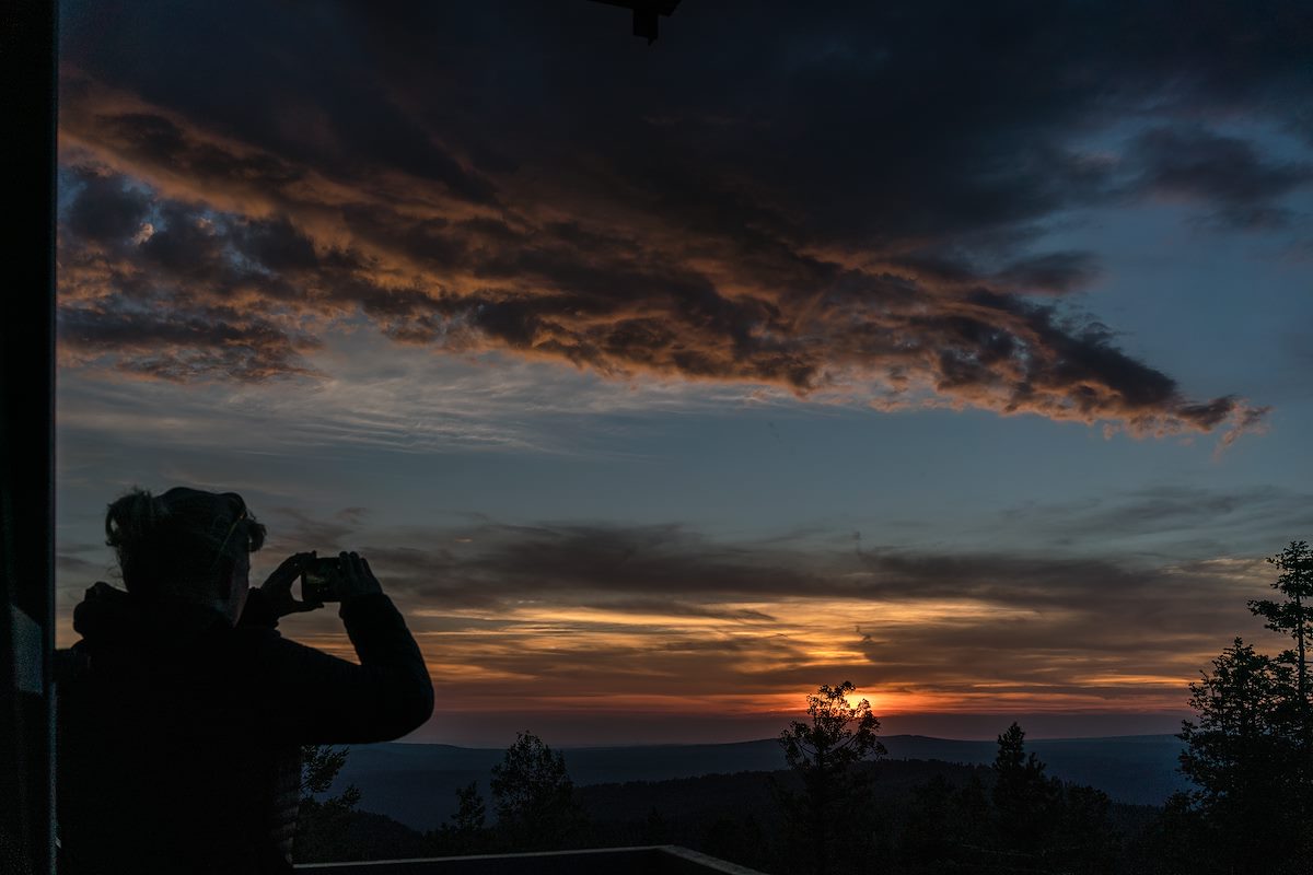 2017 June Sunset from the Reno Lookout Tower