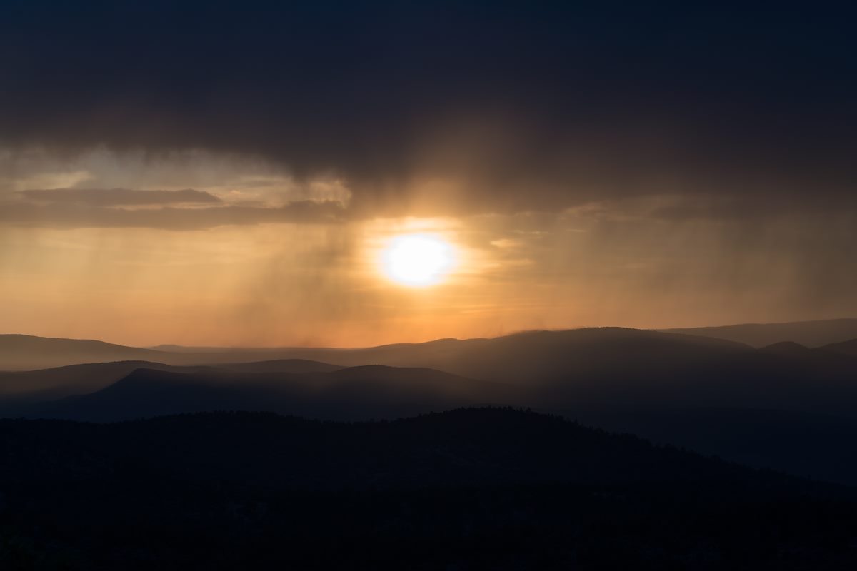 2017 June Sunset off Highway 191 West of Rose Peak 02